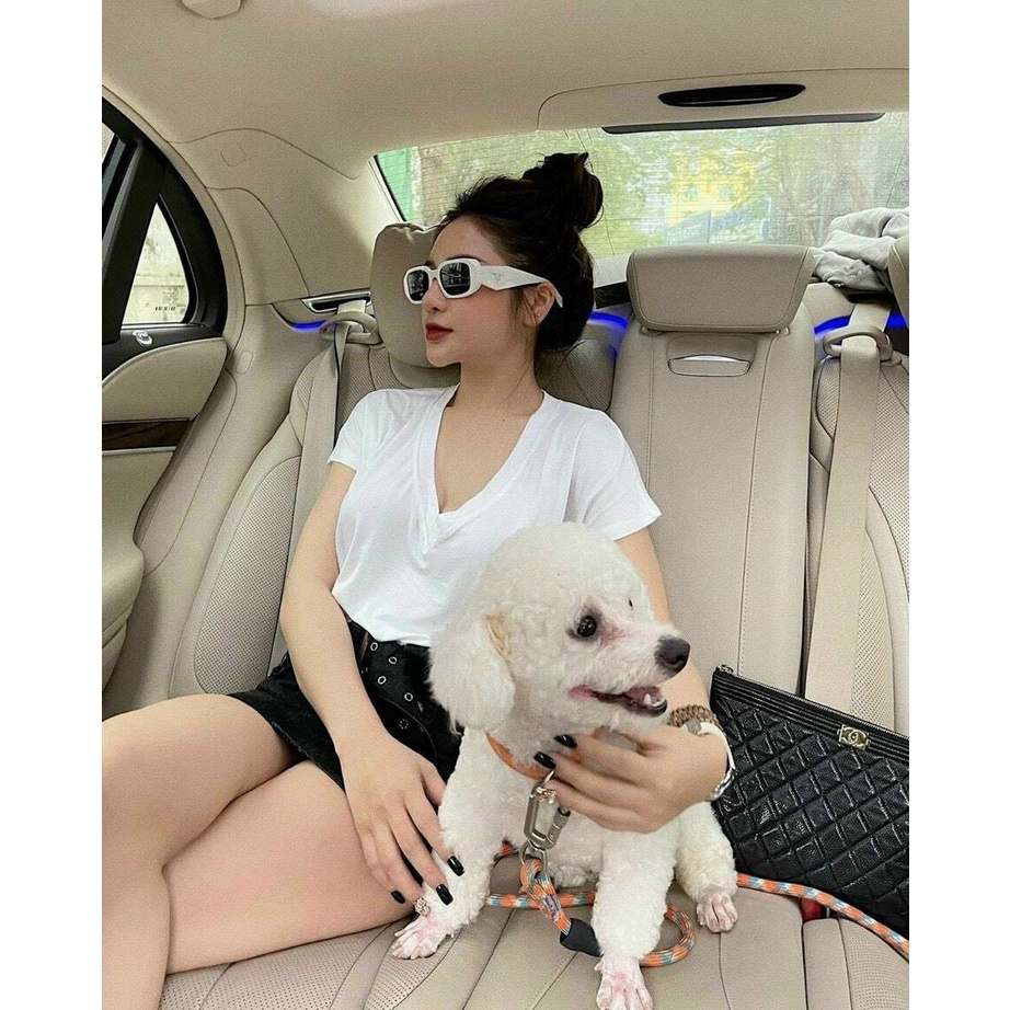 ÁO PHÔNG GIẤY NỮ CỔ TIM TAY HẾN HOT HIT  chất liệu cotton mềm mát,thấm mồ hôi. phom <60kg mang vừa