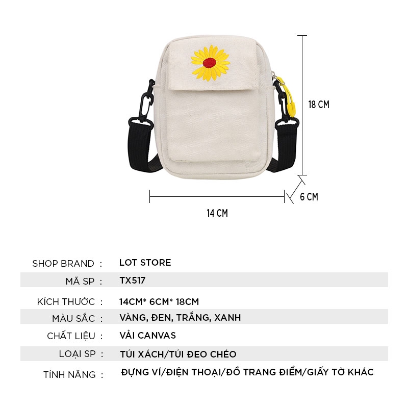 Túi tote bag đẹp vải bố trơn mềm đẹp giá rẻ LOT STORE TX517