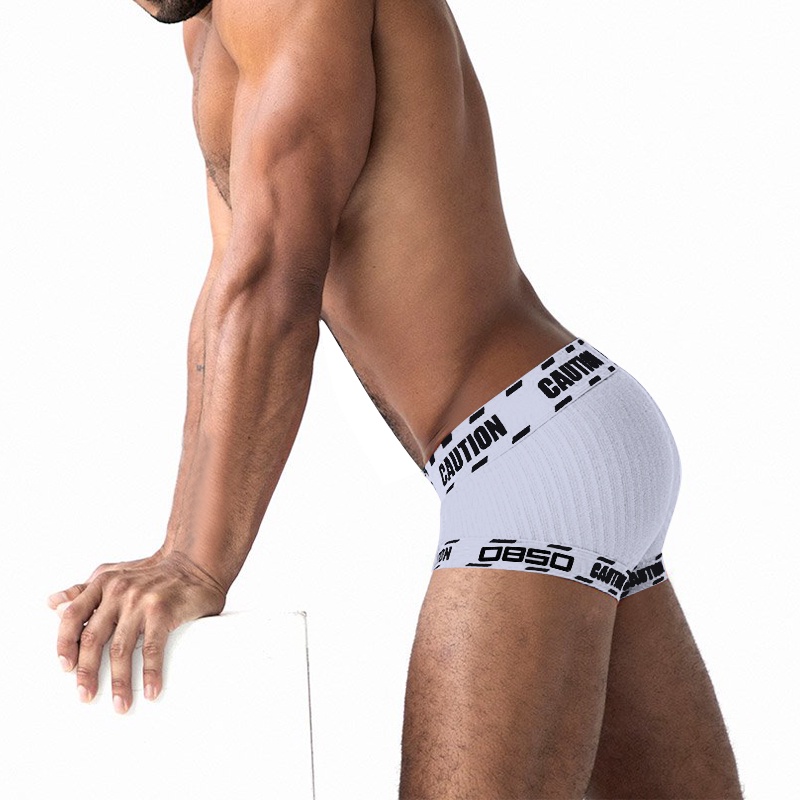 ORLVS Quần Lót boxer Eo Thấp Chất Liệu Cotton Thời Trang Cho Nam BS3204