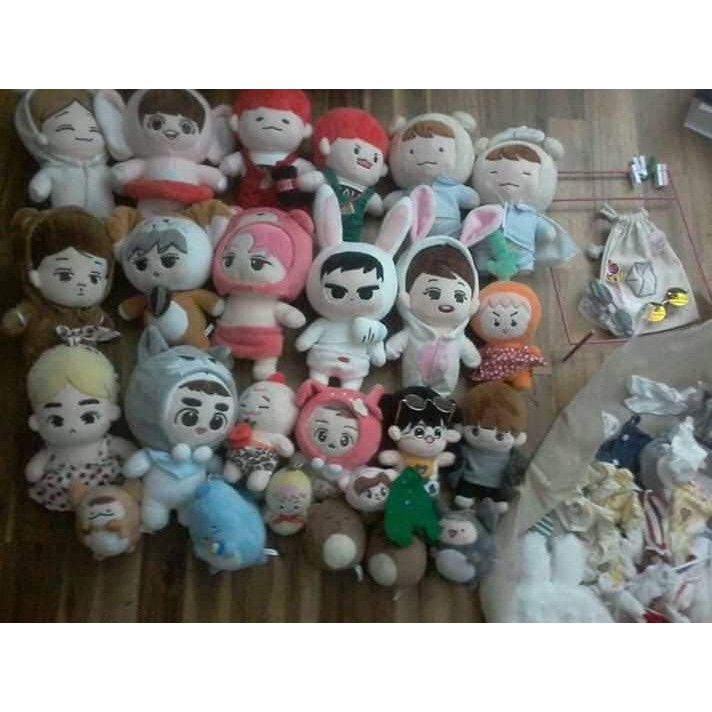 Doll của các thành viên nhóm EXO 20cm.