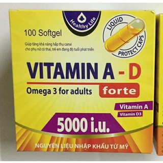 Viên Uống Vitamin A Hộp 100 viên