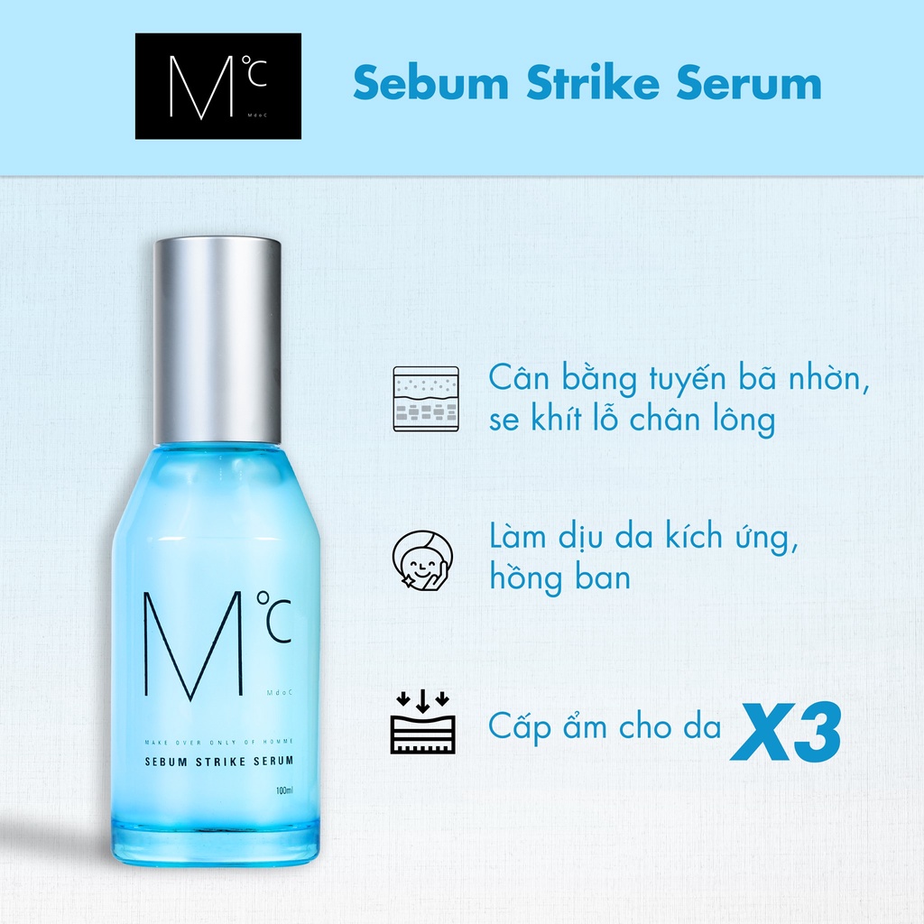 Serum kiềm dầu giảm mụn 7 ngày MdoC Sebum Strike Serum Hàn Quốc