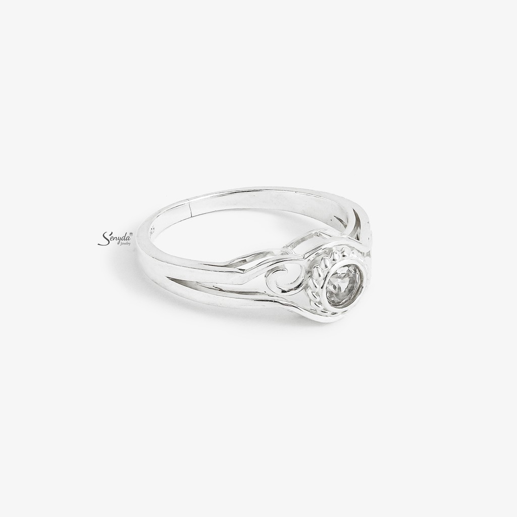 Nhẫn Senyda Jewelry hột tròn móc bạc 925 NH102