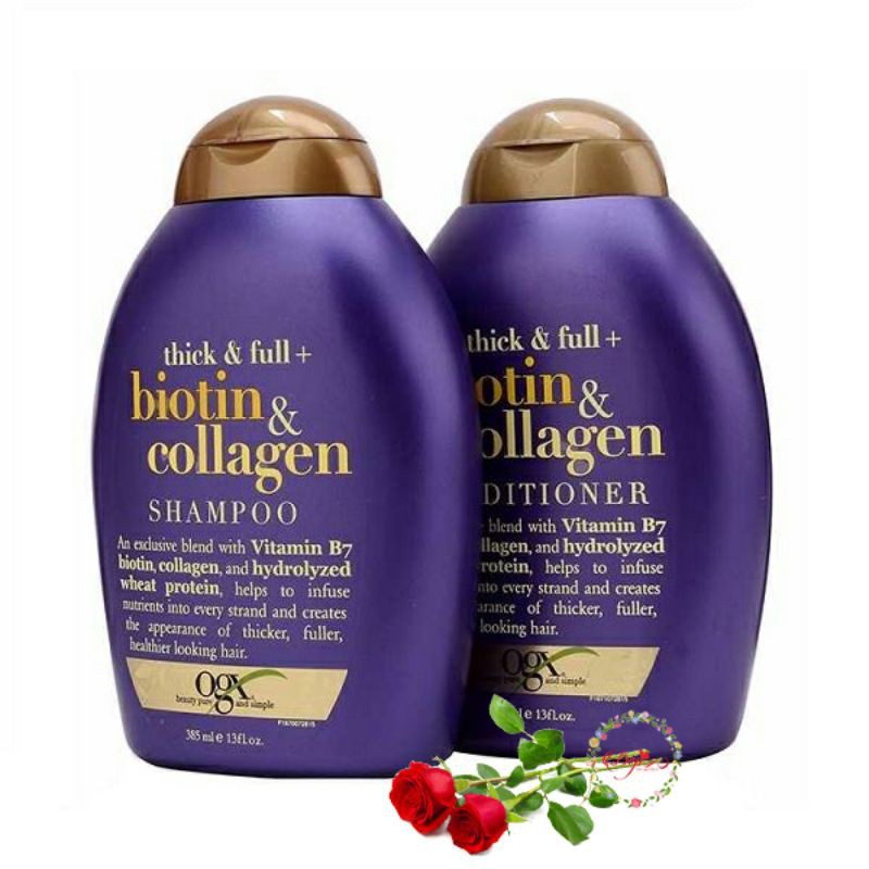 [Cam kết 100% chính hãng] Bộ Dầu gội xả BIOTIN COLLAGEN Think Full