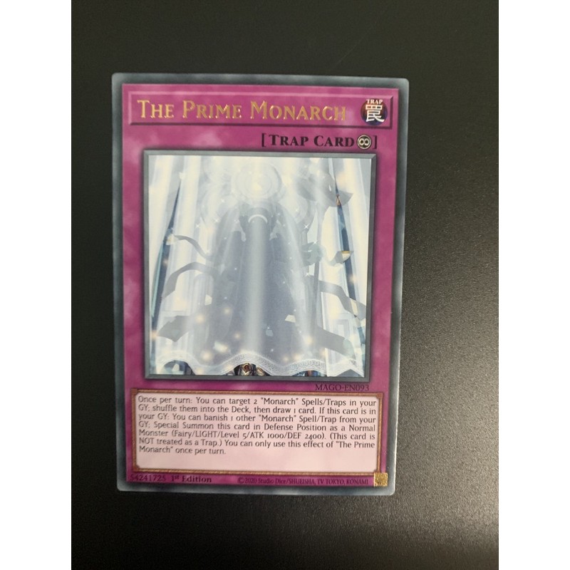 bài yugioh: the prime monarch