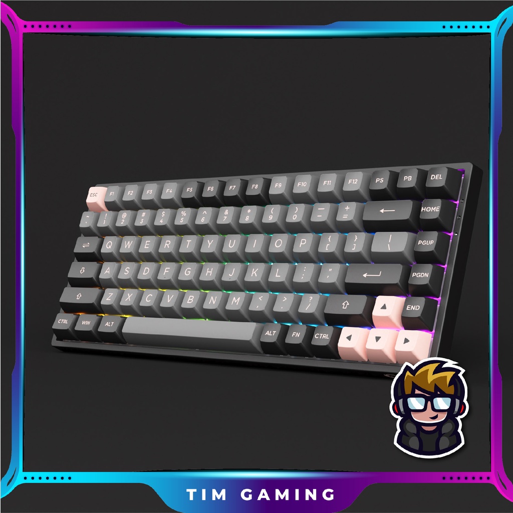 Bàn phím cơ AKKO 3084B Plus Black Pink