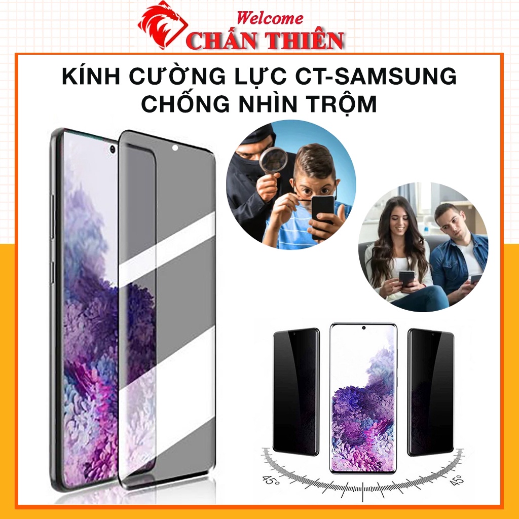 Kính cường lực chống nhìn trộm samsung A73 5G M53 M22 S21 Fe S20Fe M52 M62 A32 5G A22 5G A13 A03 A03s A23 A33 A04s [CNT]