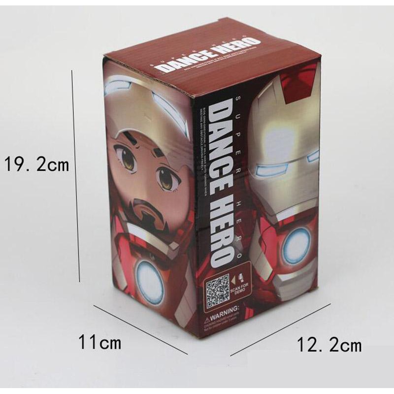 [HOT] [ Đồ Chơi Người sắt (Iron Man) Nhảy Múa - Có đèn và phát nhạc - Cực vui nhộn