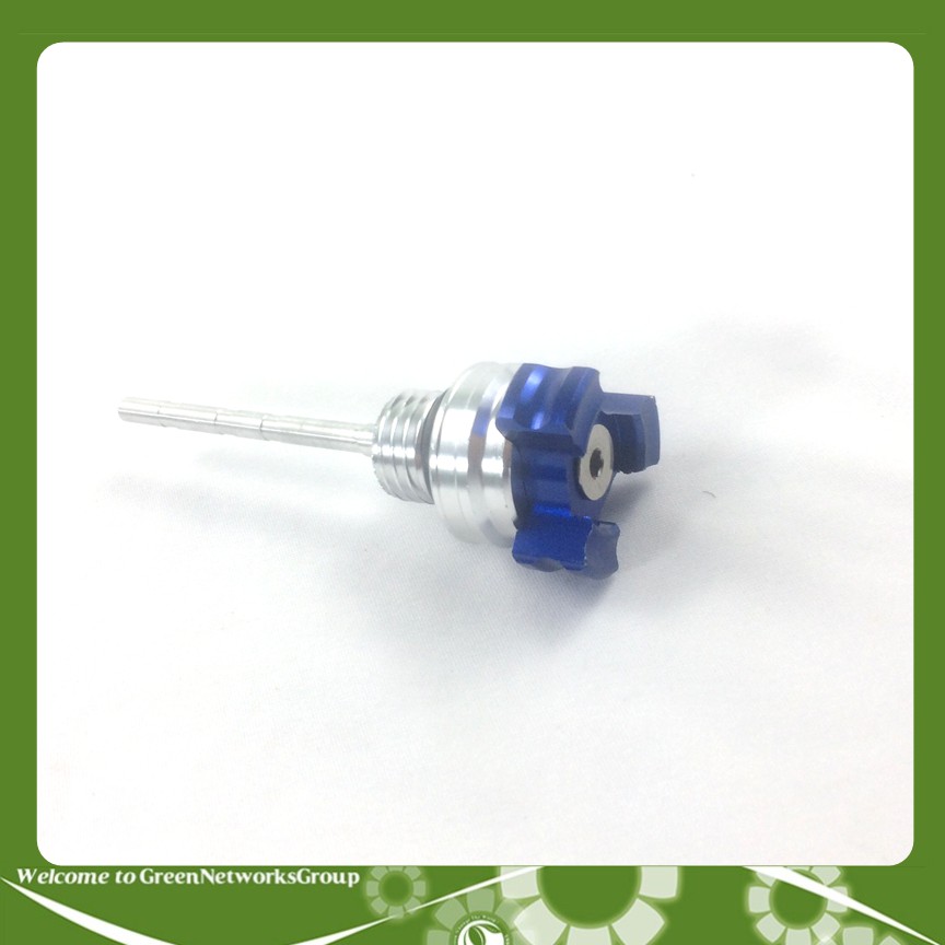 Ty thăm nhớt inox dành cho xe máy xanh dương