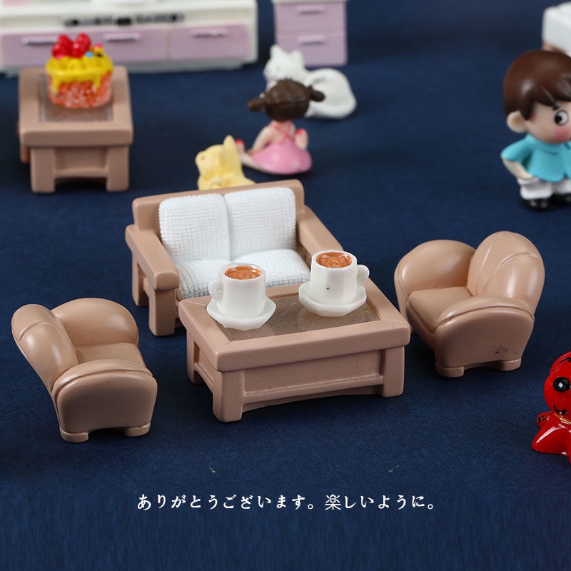 Mô hình ghế sofa mini trang trí nhà búp bê cho bé