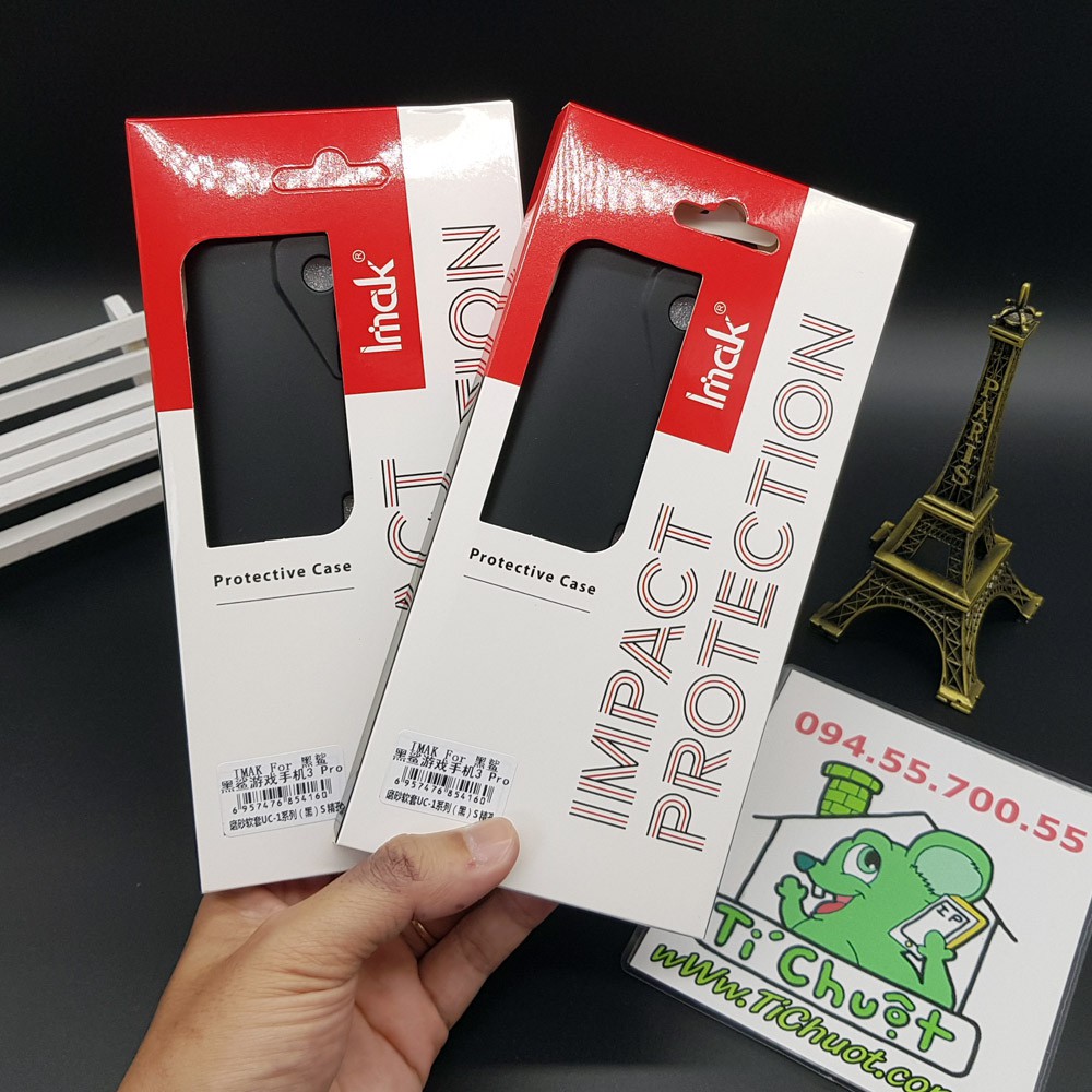 [Chính Hiệu iMak-Ảnh Thật] Ốp lưng Xiaomi Black Shark 3 PRO Dẻo Đen Nhám