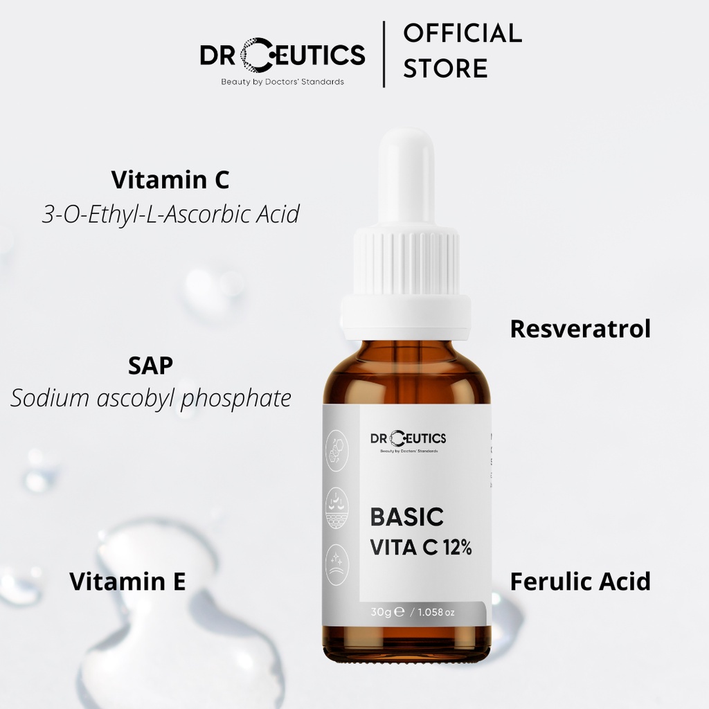Tinh chất Basic Vita C 12% - Phiên bản Vitamin C 12% mới của DrCeutics