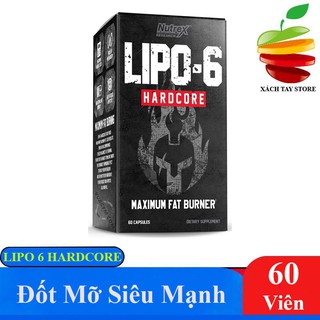Viên Đốt Mỡ Mạnh Nhất Nutrex Lipo 6 Hardcore 60 Viên