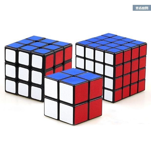 ◈Qiyi Hai Ba Bốn Năm Sáu Cấp độ 3 Khối lập phương Rubik Đầu vào suôn sẻ Trò chơi dành cho người mới bắt Giáo dục Chuyên