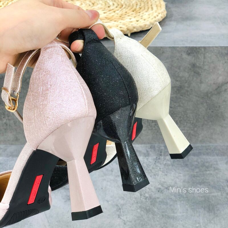 Min's Shoes - Giày Xăng Đan Gót Thiết Kế K49