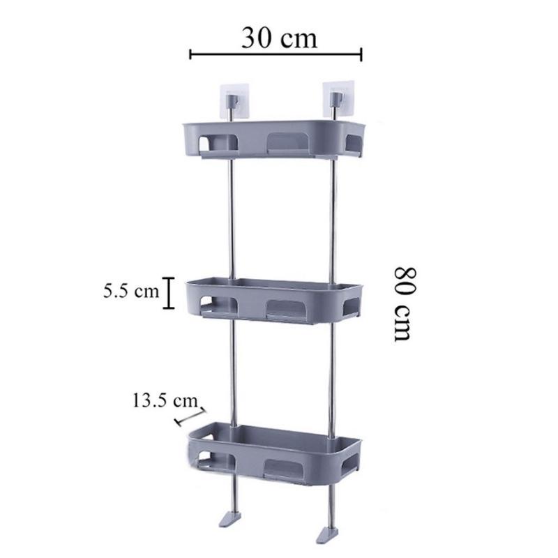 Kệ Nhà Tắm Kệ Để Đồ Phòng Tắm Kệ Nhà Vệ Sinh Toilet Kệ Để Bồn cầu 3 Tầng siêu chắc chắn