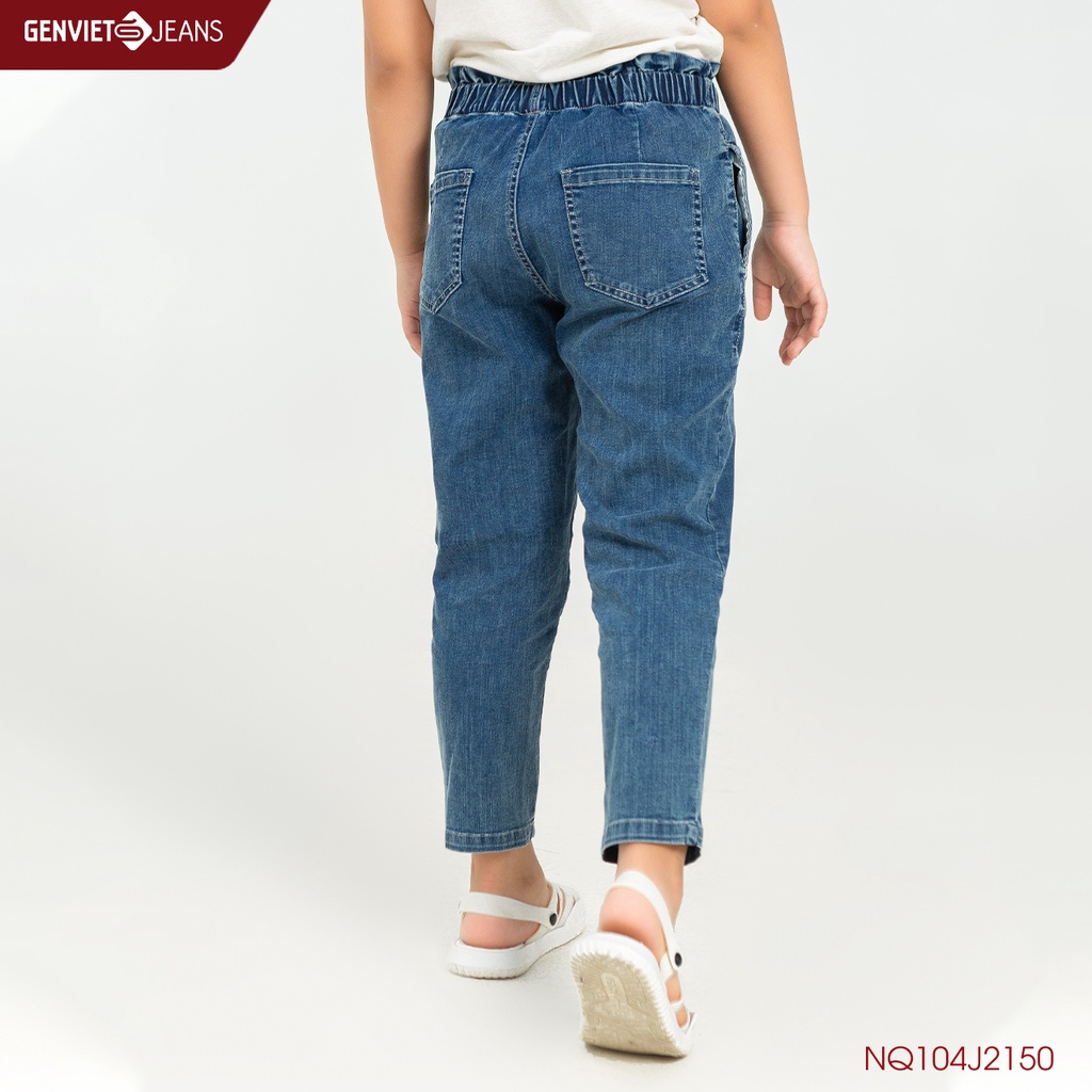 Quần Jeans Dài Bé Gái Genviet Thời Trang Trẻ Em NQ104J2150