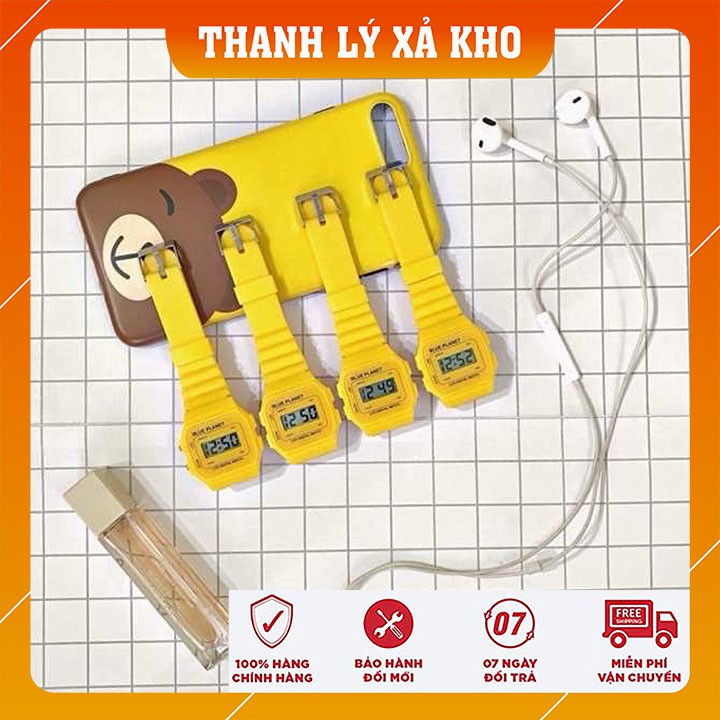 [THANH LÝ XẢ KHO] Đồng Hồ Điện Tử Thời Trang Nam Nữ Dây Nhựa Bền Chống Nước Có Đèn Led S5 STORE DH007 | BigBuy360 - bigbuy360.vn