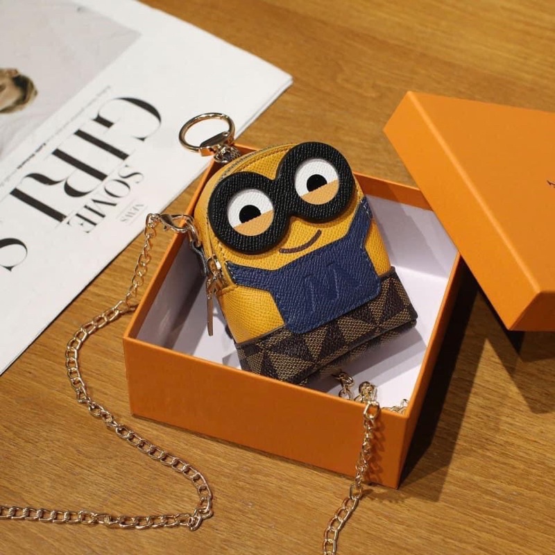 Túi Đeo Chéo Hình Minion Dễ Thương Hàng QC Fullbox