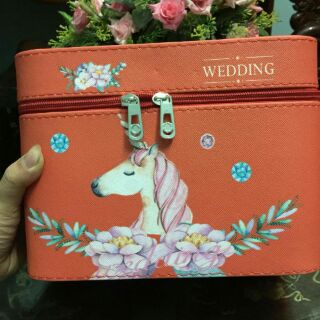 Bộ 2 cốp đựng đồ trang điểm