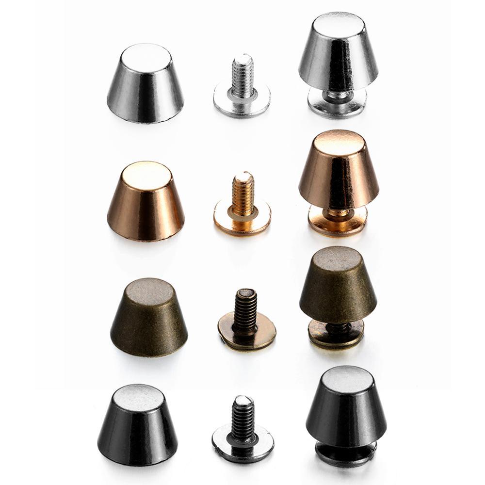 DIACHAVN Set 10 Đinh Tán Đầu Tròn 10 / 12mm Chuyên Dụng Cho Vật Liệu Da