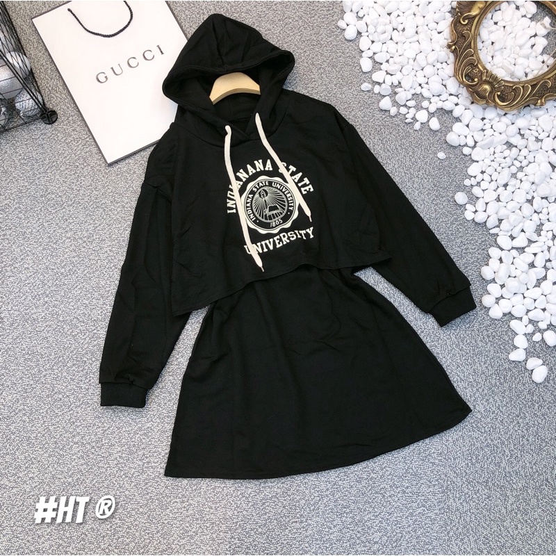set đầm hoodie 2in1 | BigBuy360 - bigbuy360.vn