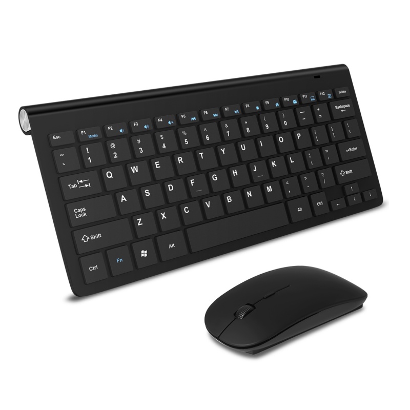 Combo Bàn Phím Và Chuột Không Dây 2.4g Cho Pc Laptop Tv
