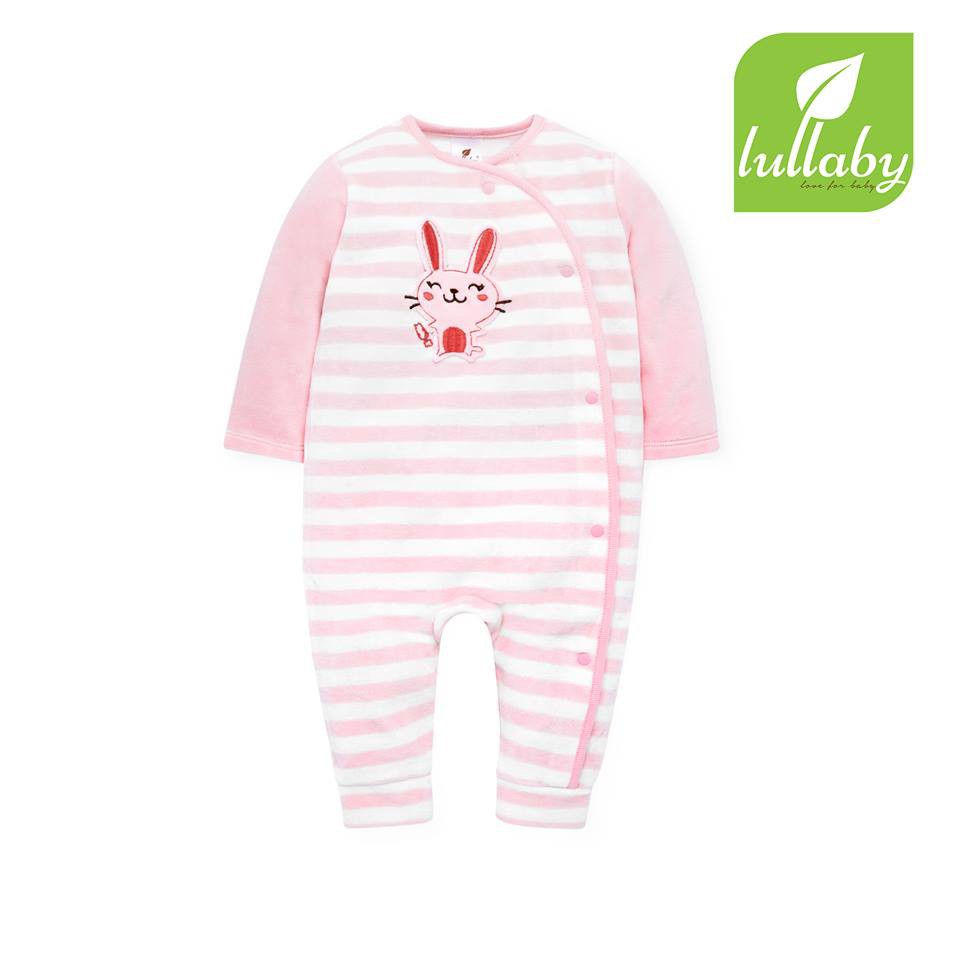 LULLABY Bộ body liền băng lông NH0718