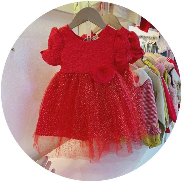 VÁY CÔNG CHÚA ĐỎ CHO BG