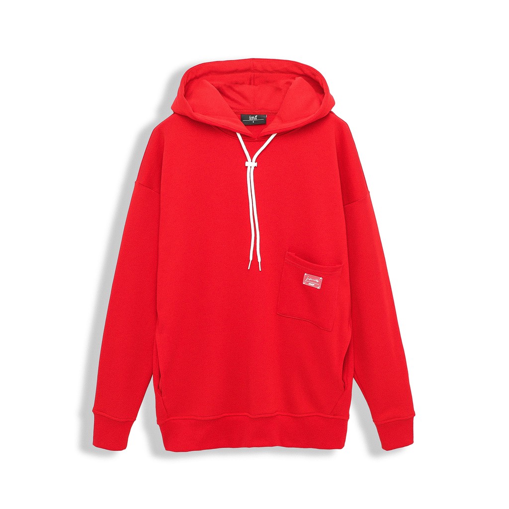 Áo Hoodies Nam Có Nón INF Đỏ, Chất Vải Nỉ Da Cá Cao Cấp , INF HD000898, SOMEHOW