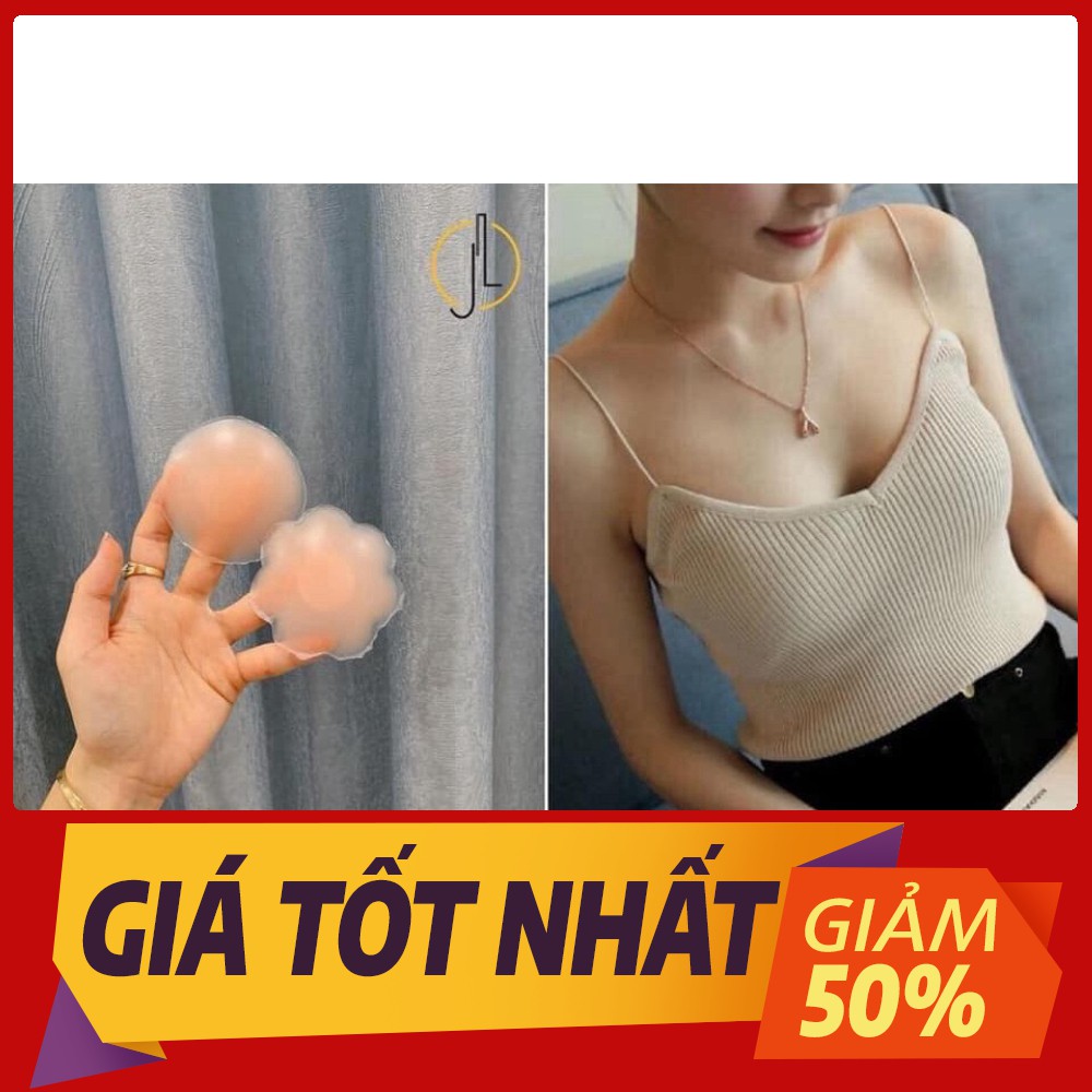 Hộp 5 cặp dán nhũ hoa silicon