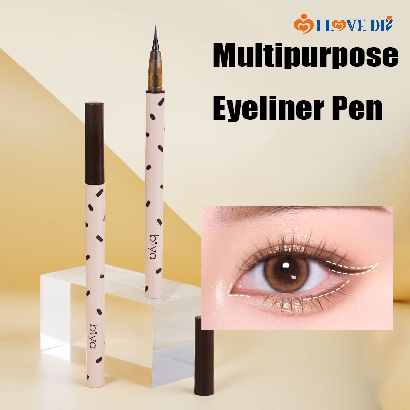 Bút Kẻ Mắt 2 Màu Tùy Chọn Chống Nước Lâu Trôi Tiện Dụng