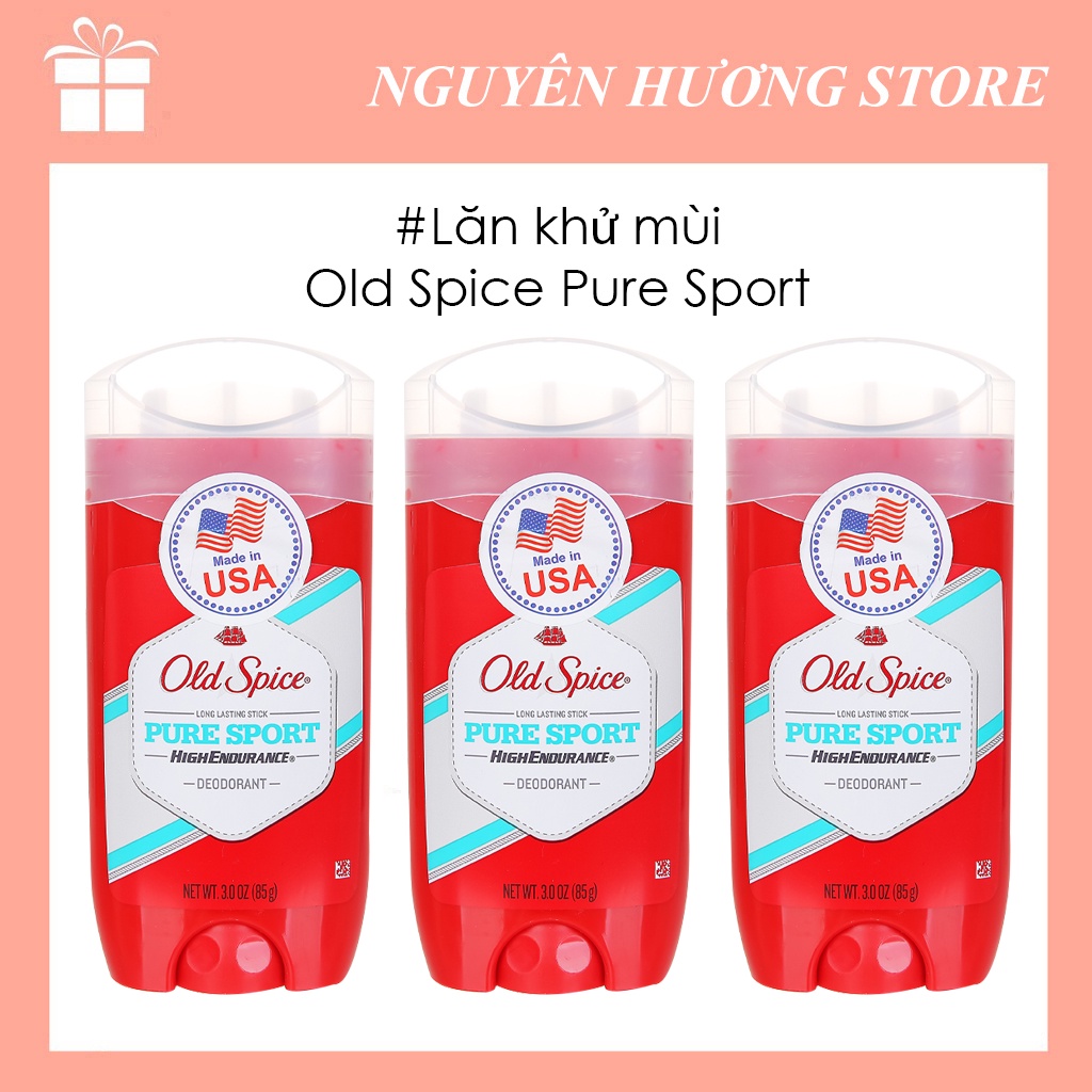 Lăn khử mùi Old Spice Pure Sport 85g | Nguyên Hương Store