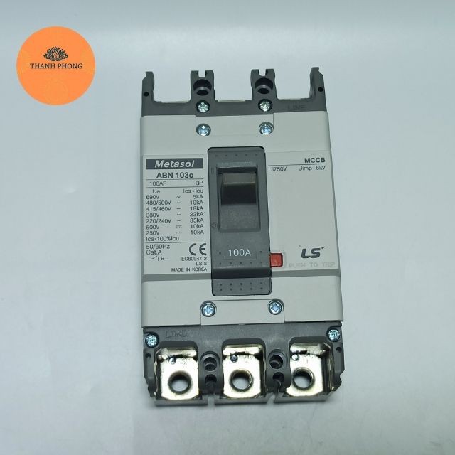 Aptomat LS Át Khối 3 Pha MCCB LS 3P ABN 20A~100A