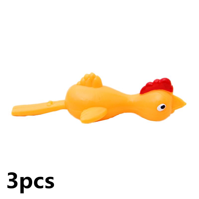 Set 3 chú gà cao su đeo ngón tay vui nhộn