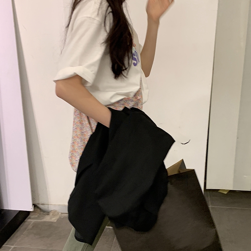 Áo thun SUXI ngắn tay in chữ cá tính thời trang mùa hè cho nữ