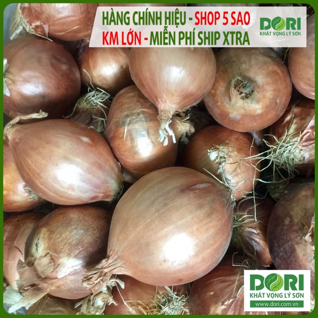 Hành Tím Khô Indo - Dori Thơm - 1kg - Hành Tím Củ To Tròn Khô