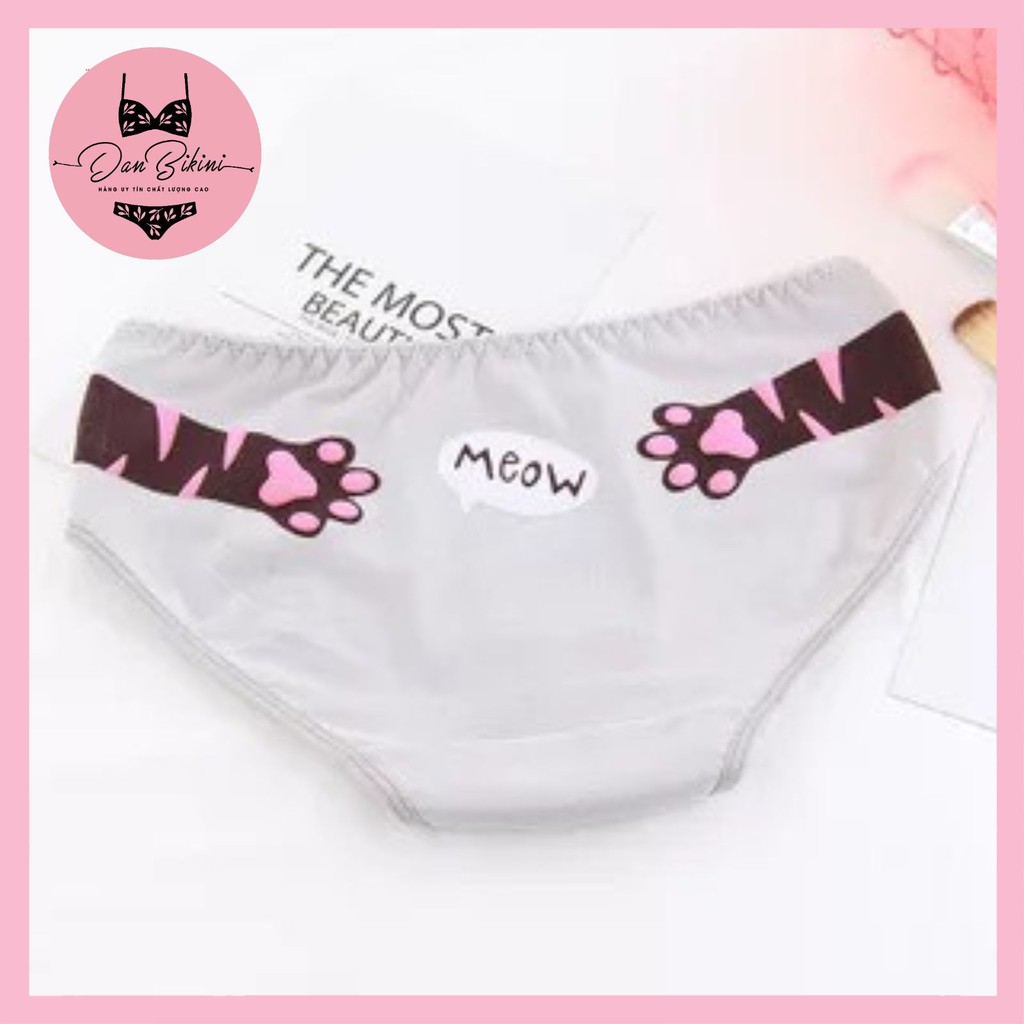 Quần Lót Nữ Cotton Set Meow đáng yêu cute thoáng mát mã A28 | BigBuy360 - bigbuy360.vn
