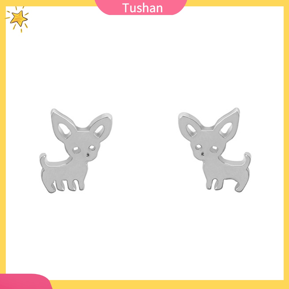 Khuyên tai nữ trang tạo hình chú chó ngộ nghĩnh