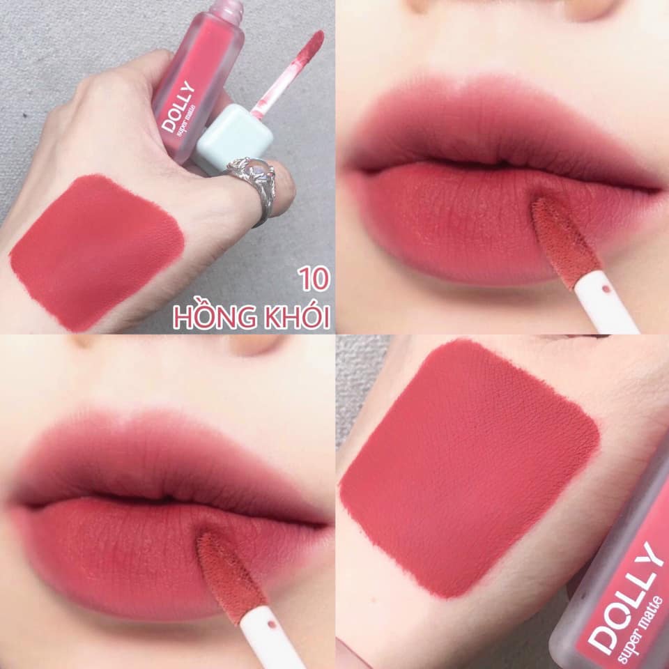 Son Kem Lì Dolly Super Matte chính hãng mua 1 tặng 1