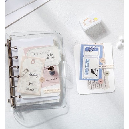Giấy Note Trang Trí Sổ Vintage 120 Tờ Nhiều Mẫu - Giấy Note Retro, Bullet Journal, DIY,..