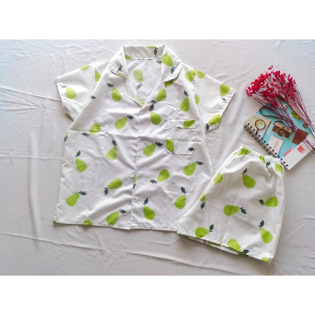 Đồ bộ pijama ngắn hoạ tiết đáng yêu, vải kate mềm, nhẹ, siêu xinh cho nữ, sale giá khủng