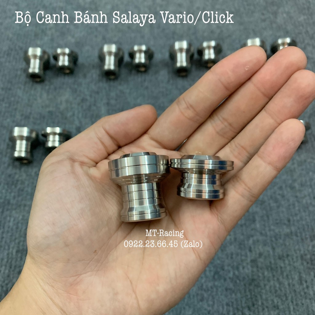 Bộ Canh/Cục Canh Bánh Trước Salaya Inox304 Nguyên Khối Cho Vario /Click, Airblade125