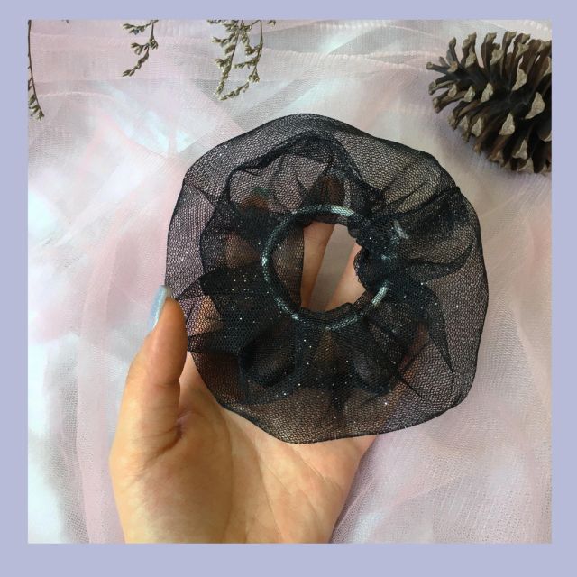 Dây buộc tóc nữ siêu xinh - Scrunchies ánh sao siêu ấn tượng - Quà tặng bạn nữ xinh ý nghĩa