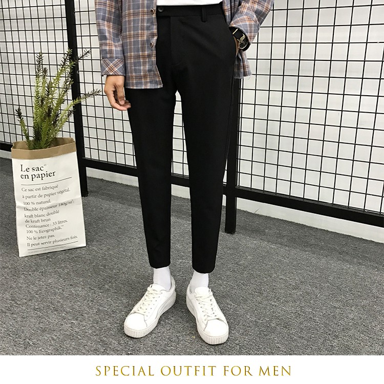 Quần Âu Nam Chất Cao Cấp Siêu Nhẹ Dáng Âu Phom Classic Phong Cách Trẻ Trung | BigBuy360 - bigbuy360.vn