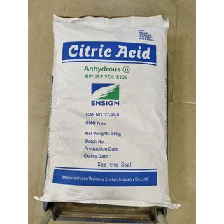 Axit chanh (axit citric) anhydrous - 1kg
