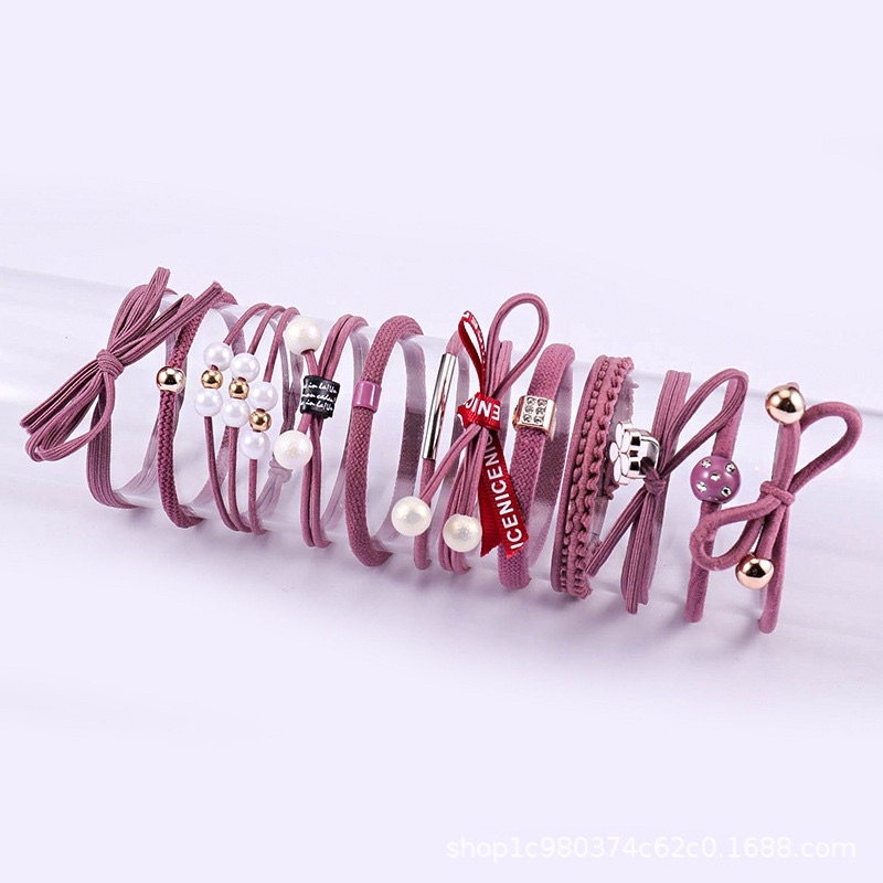 Combo 3 Dây chun buộc tóc Cham thắt nơ xinh xắn nhiều màu