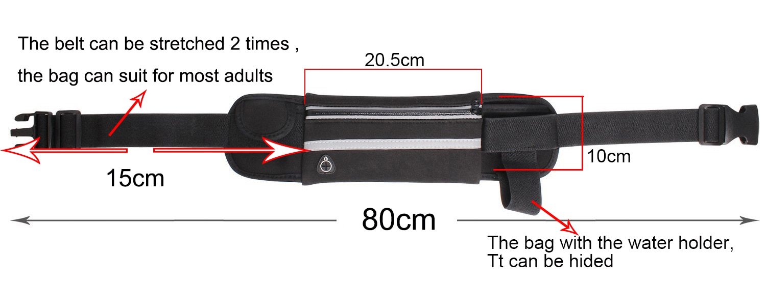 Túi đeo hông đựng điện thoại chống thấm nước tiện dụng khi tập thể thao
 | BigBuy360 - bigbuy360.vn