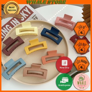 Kẹp Tóc Càng Cua Hàn Quốc Vuông Nhiều Màu Sắc Phong Cách Dễ Thương Whale Store - WSTKTA6512