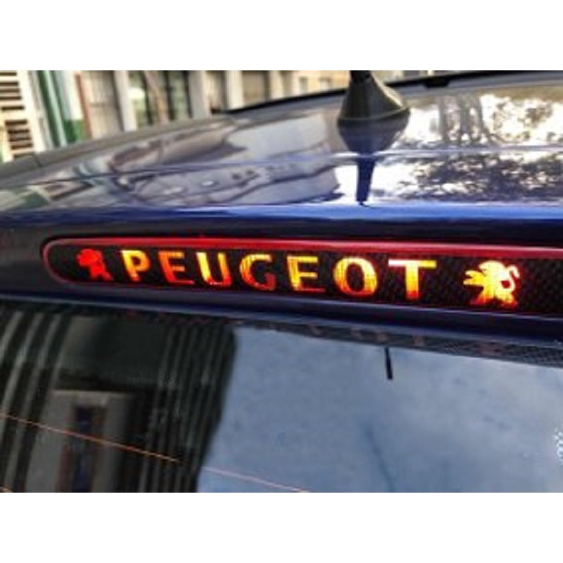 Miếng Dán Trang Trí Đèn Phanh Xe Hơi Peugeot 206